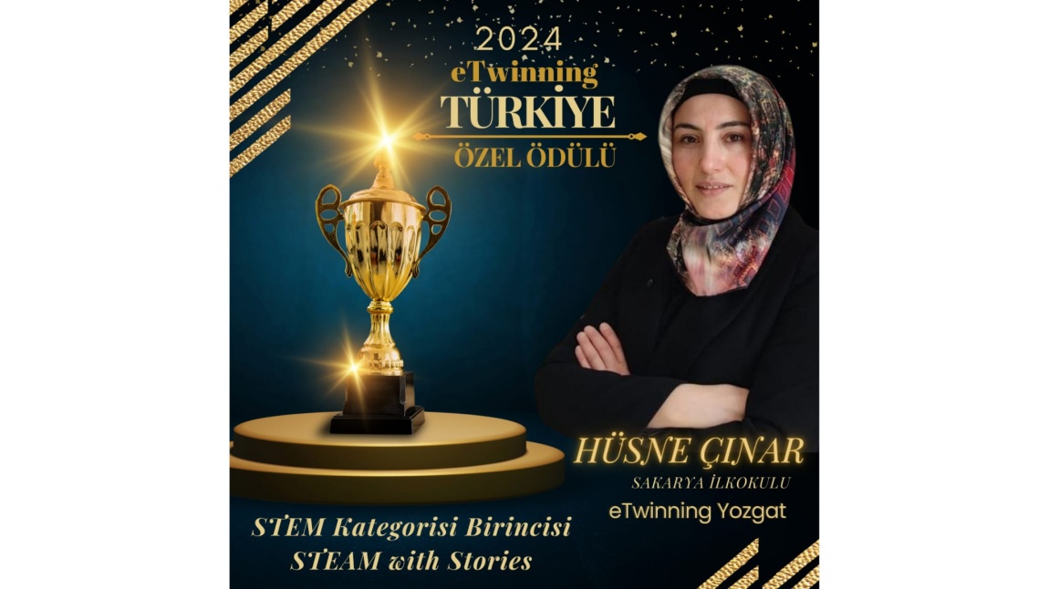 e Twinning STEM KATEGORİSİ TÜRKİYE 1.LİK ÖDÜLÜ